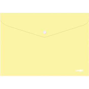 Папка джоб с копче Junior А4 Pastel Жълт (1303078-46-4672Y)