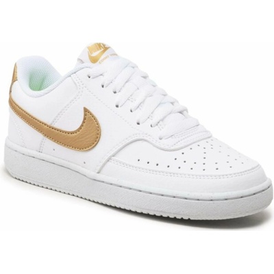 Nike dámske tenisky COURT VISION LOW BE biela zlatá