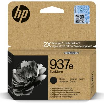 HP 937e 4S6W9NE EvoMore черен (black) оригинална касета (4S6W9NE#CE1)
