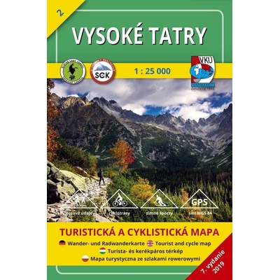Mapa Vysoké Tatry 2 1:25 000