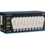 Mexen Vintis 10x LED Едисонова крушка E27, ST64, 10W, Топла светлина - 2200K, 1320 lm, (L152-E27-1022-00x10)