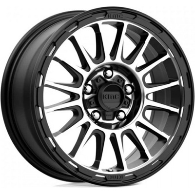 KMC KM542 IMPACT 7x16 5x110 ET30 satin black machined