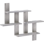 vidaXL Стенен рафт Сив Сонома 85 x 13, 5 x 73, 5 см Инженерна дървесина (8020342)