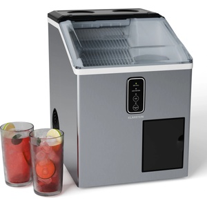 Klarstein Bullet Ice машина за лед, 15 кг лед на ден, Bullet & натрощен лед, Неръждаема стомана (ICE5-IFes15kg-ShIc) (ICE5-IFes15kg-ShIc) - electronic-star Ледогенератор