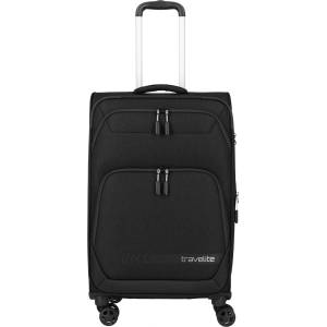 Travelite Пътен куфар Travelite Kick Off 4w M exp Black Travelite | Cheren | МЪЖЕ | UNI