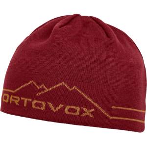Ortovox Зимна шапка (beanie) Ortovox Peak Beanie - Red Malbec - размер One Size (904-6894-0411)