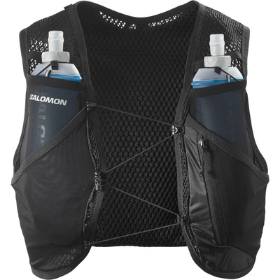 Salomon Раница за трейл бягане Salomon Active Skin 4 Set Running vest - Black / Metal - размер XS (502-5645-1211)