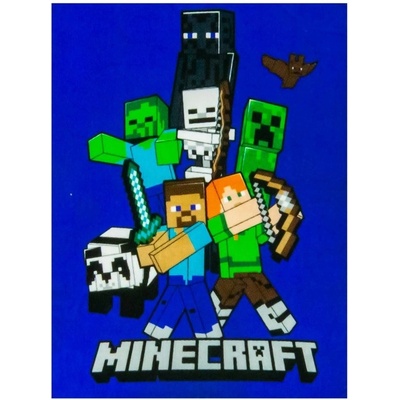 Carbotex Přikrývka vícebarevná Minecraft dětská