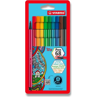 Stabilo Pen 68 10 barev