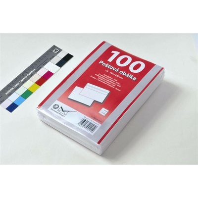 obálka C5 bílá samolepicí přehybová 162x229mm 1ks, baleno po 100ks
