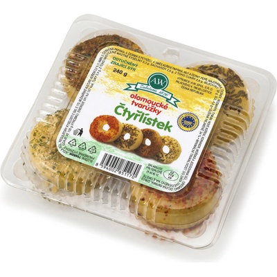 A.W. Čtyřlístek olomoucké tvarůžky chlaz 240 g – Zboží Dáma