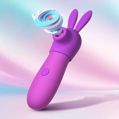 Shegasm Bunny Sidekick Suction Clit Stimulator Purple