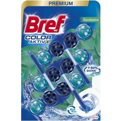 Bref Color Aktiv Eucalyptus tuhý WC blok 4 x 50 g – Zboží Dáma