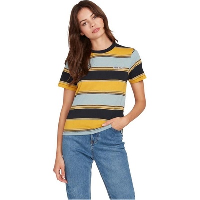 VOLCOM tričko Chromatic Ss Crew Cool Blue (CLU)