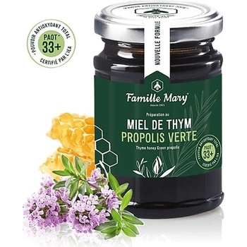 Famille Mary Пчелен мед от дива мащерка + зелен прополис 200 g PAOT® 33+ | Famille Mary (040341 FM)