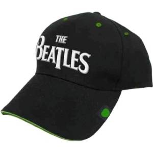 The Beatles Drop T Logo Sandwich Peak (Badge) Шапка с козирка Black UNI (BPBC27)