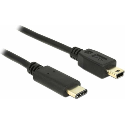 Delock 83336 USB 2.0 USB Mini-B zástrčka USB-C ® zástrčka 2m černý