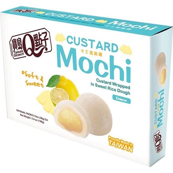 Q Brand Mochi ryžové koláčiky s príchuťou citrónu 168 g