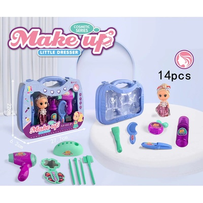 Armtoys КУКЛА С ФРИЗЬОРСКИ КОМПЛЕКТ В ДИСПЛЕЙ КУФАР