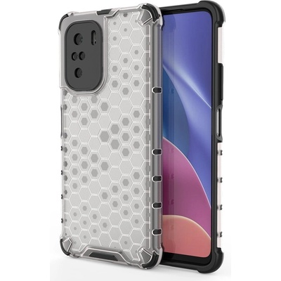 HQWear Калъф Honeycomb Case armor за Xiaomi Redmi K40 Pro+ / K40 Pro / K40 / Poco F3, прозрачен (9111201932135)