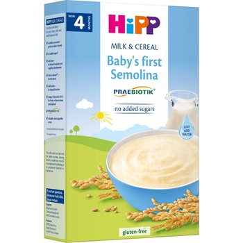 Hipp БИО Млечна каша "Първата каша на бебето" 4м+ 250г