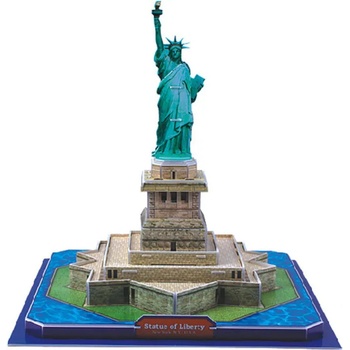 CubicFun 3D Пъзел Cubic Fun от 30 части - Statue of Liberty (U. S. A) (C080h)