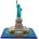 CubicFun 3D Пъзел Cubic Fun от 30 части - Statue of Liberty (U. S. A) (C080h)