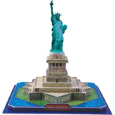 CubicFun 3D Пъзел Cubic Fun от 30 части - Statue of Liberty (U. S. A) (C080h)