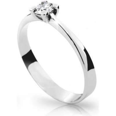 Cutie Jewellery Zásnubní prsten z bílého zlata se zirkonem Z6899 1905 10 X 2