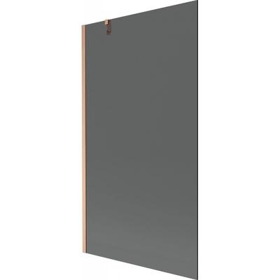 Mexen Next преграда за вана 1-крило 100 x 150 cm, графит, четкана мед - 895-100-000-00-40-65 (895-100-000-00-40-65)