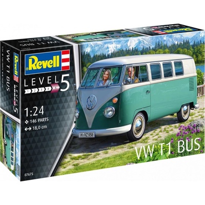 REVELL Plastic ModelKit auto 07675 VW T1 Bus18-07675 1:24