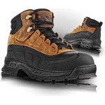 VM Footwear Vm footwear baltimore 4980-s3 / Предпазни обувки до глезена от цяла кожа s3 - кафяви 44 (4980-s3-44)