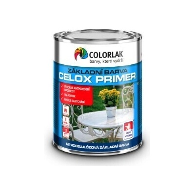 Celox Primer C2000 základná nitrocelulózová 0,6 l farba sivá