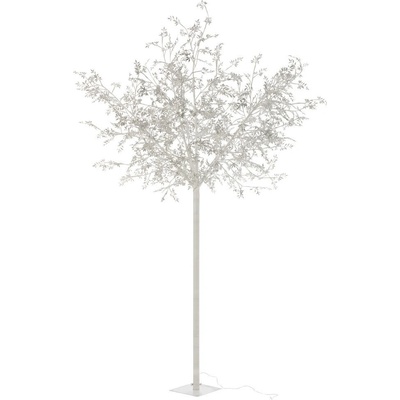 Dekorace stříbrný svítící stromek Tree leaves silver XL - Ø 140*250 cm - J-Line by Jolipa