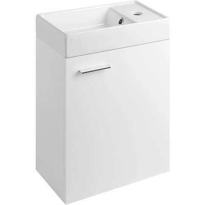 EBS Urban Smart Skříňka pod umývátko 39,5 x 50 cm, bílá lesk