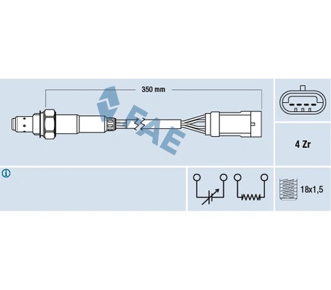 Lambda sonda FAE 77152