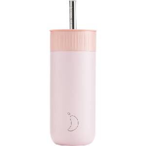 Chilly's Bottles Series 2 Термо чаша със сламка 500 ml, розов (C500S2SWBPNK)