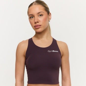GymBeam Дамски спортен топ BEAT Berrywood L