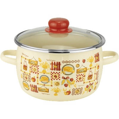 Р-Тенджера със стъклен капак "Садовая песня" 3l (1rc181s) (0129482)