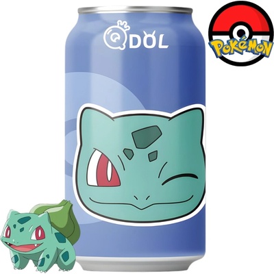 QDol Pokemon Grape Bulbasaur Sparkling Water 330 ml