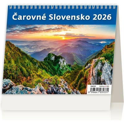 Helma Stolový riadkový 17,1x13,9 cm MiniMax Čarovné Slovensko 2026