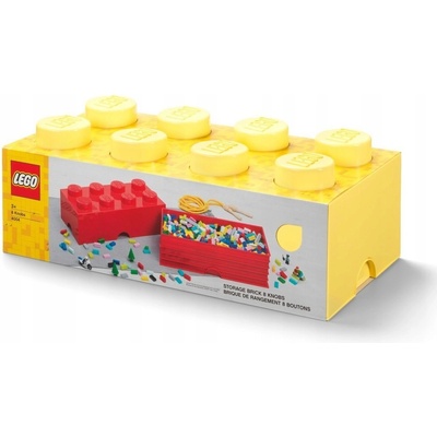 LEGO® Storage box 25 x 50 cm světle žlutá