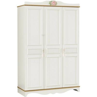 Гардероб Luna 3D бяло и розово