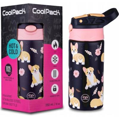 CoolPack termoláhev kovová srdce 350 ml