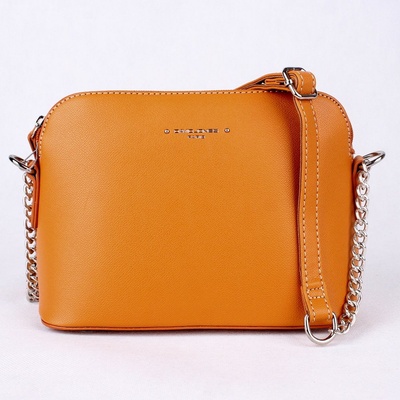 David Jones dámská malá pevná crossbody kabelka CM5396 hořčicová oranžová