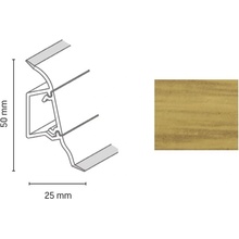 Döllken Profiles Lišta dub antik SLK 50 50x25mm 2,5 m