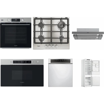 Set Whirlpool OMSK58RU1SX + TGML 661 IX R + AKR 749/1 IX + MBNA910X + WBC 3C34 PF X + WHC18 T311