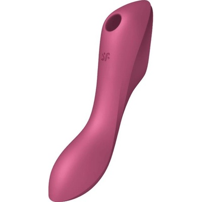 Satisfyer Curvy Trinity 3 Red 3v1 pro bod G nebo klitoris