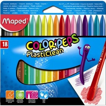 MAPED Voskovky Color' Peps 18 rôznych farieb