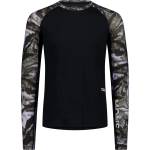 Mons Royale Мъжко мериносово термобельо Mons Royale Temple Merino Long Sleeve Merino base layer - Rock Camo / Black (015-2332-0313)